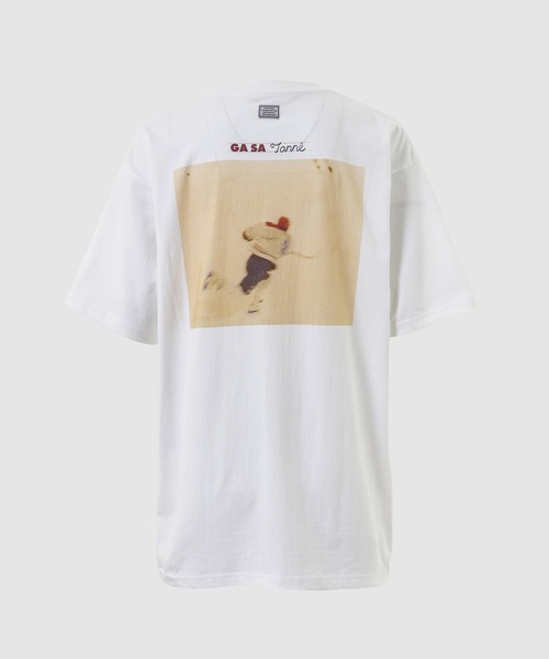 TANGTANG(タンタン)の「GASATANG/ICYWHITE(Tシャツ/カットソー・メンズ・ホワイト・S/M/L/XL)」の2枚目の写真