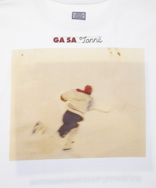 TANGTANG(タンタン)の「GASATANG/ICYWHITE(Tシャツ/カットソー・メンズ・ホワイト・S/M/L/XL)」の4枚目の写真