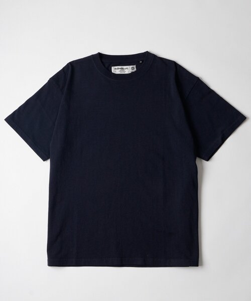 Sourcream(サワークリーム)の「【Sourcream】ベーシックTEE(Tシャツ/カットソー・レディース・ブラウン/ネイビー/ブラック/ホワイト/サックスブルー・SMALL/MEDIUM)」の4枚目の写真
