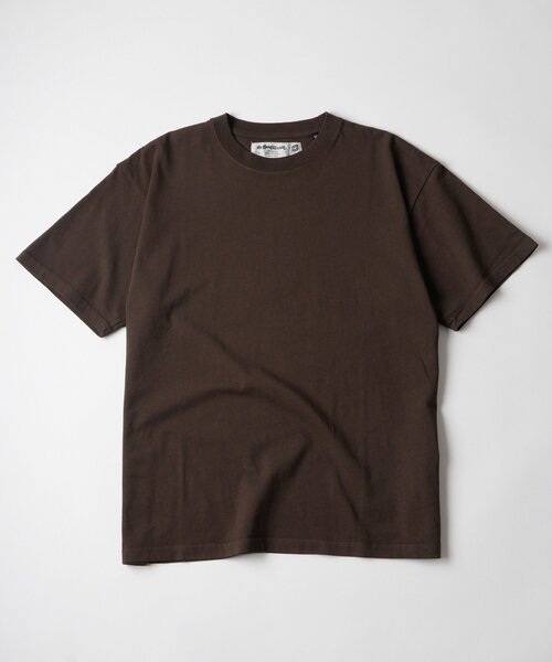 Sourcream(サワークリーム)の「【Sourcream】ベーシックTEE(Tシャツ/カットソー・レディース・ブラウン/ネイビー/ブラック/ホワイト/サックスブルー・SMALL/MEDIUM)」の3枚目の写真