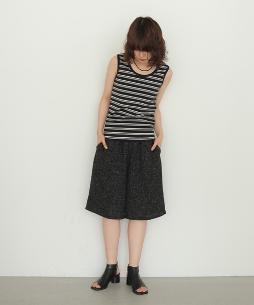 cheriella(シェリエラ)の「【cheriella】ツイードイージーハーフパンツ TWEED EASY HALF PANTS(その他パンツ・レディース・ブラック/ブラウン/グレー・FREE)」の20枚目の写真