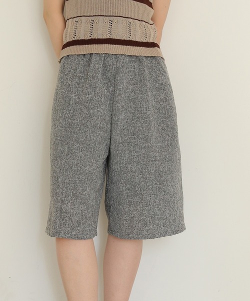 cheriella（シェリエラ）の「【cheriella】ツイードイージーハーフパンツ　TWEED EASY HALF PANTS（その他パンツ・レディース・ブラック/ブラウン/グレー・FREE）」の16枚目の写真