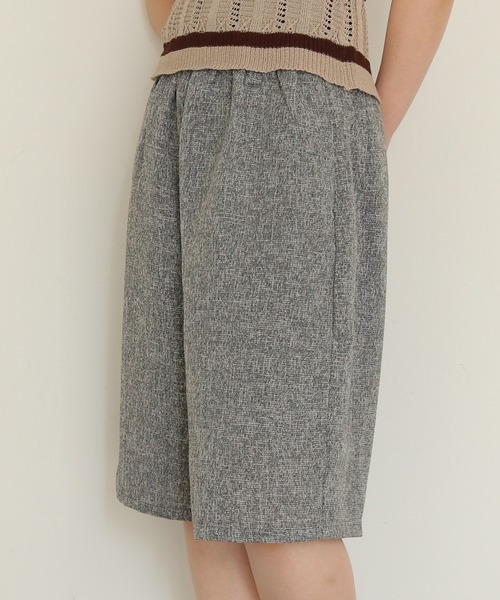 cheriella（シェリエラ）の「【cheriella】ツイードイージーハーフパンツ　TWEED EASY HALF PANTS（その他パンツ・レディース・ブラック/ブラウン/グレー・FREE）」の17枚目の写真