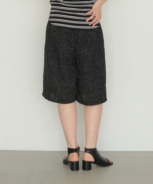 cheriella(シェリエラ)の「【cheriella】ツイードイージーハーフパンツ TWEED EASY HALF PANTS(その他パンツ・レディース・ブラック/ブラウン/グレー・FREE)」の12枚目の写真