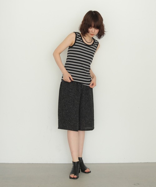 cheriella(シェリエラ)の「【cheriella】ツイードイージーハーフパンツ TWEED EASY HALF PANTS(その他パンツ・レディース・ブラック/ブラウン/グレー・FREE)」の13枚目の写真