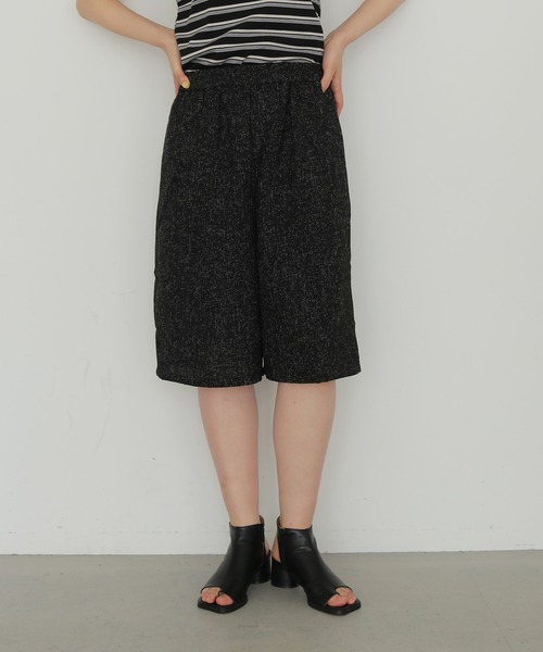 cheriella(シェリエラ)の「【cheriella】ツイードイージーハーフパンツ TWEED EASY HALF PANTS(その他パンツ・レディース・ブラック/ブラウン/グレー・FREE)」の16枚目の写真