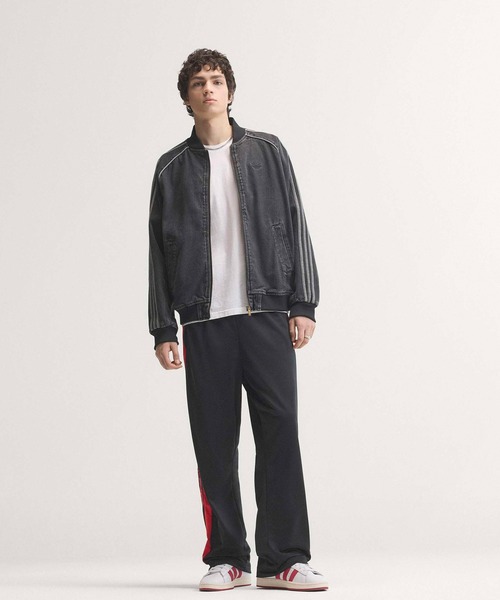 adidas(アディダス)の「adidas/アディダス SST DENIM TRACK TOP スリーストライプ トレフォイル トラックトップ デニムジャケット メンズ ストリート スポーティ 2026年秋冬 秋服 冬服(デニムジャケット・メンズ・ブラック・S/M/L/XL)」の12枚目の写真