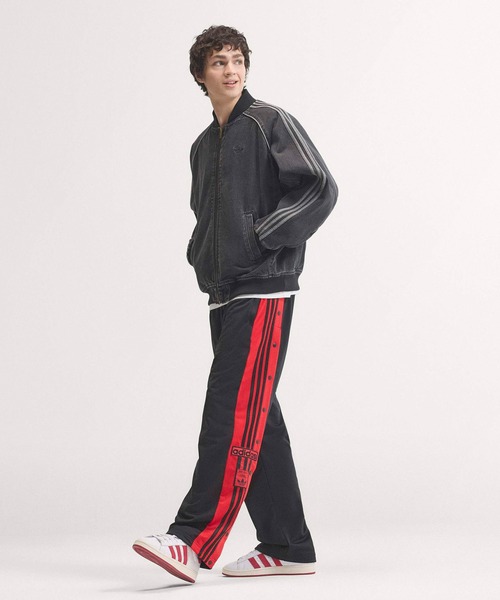 adidas(アディダス)の「adidas/アディダス SST DENIM TRACK TOP スリーストライプ トレフォイル トラックトップ デニムジャケット メンズ ストリート スポーティ 2026年秋冬 秋服 冬服(デニムジャケット・メンズ・ブラック・S/M/L/XL)」の13枚目の写真