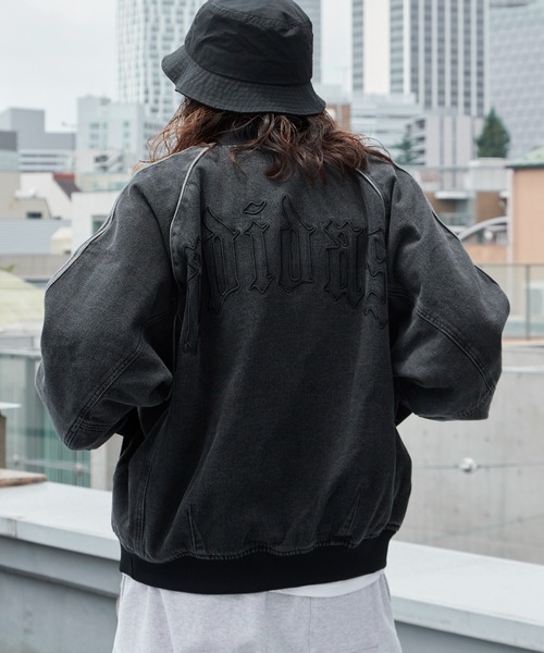 adidas(アディダス)の「adidas/アディダス SST DENIM TRACK TOP スリーストライプ トレフォイル トラックトップ デニムジャケット メンズ ストリート スポーティ 2026年秋冬 秋服 冬服(デニムジャケット・メンズ・ブラック・S/M/L/XL)」の20枚目の写真
