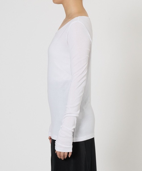BABYLONE(バビロン)の「ICE FABRICカットソー(Tシャツ/カットソー・レディース・ブラック/ホワイト・フリー)」の10枚目の写真