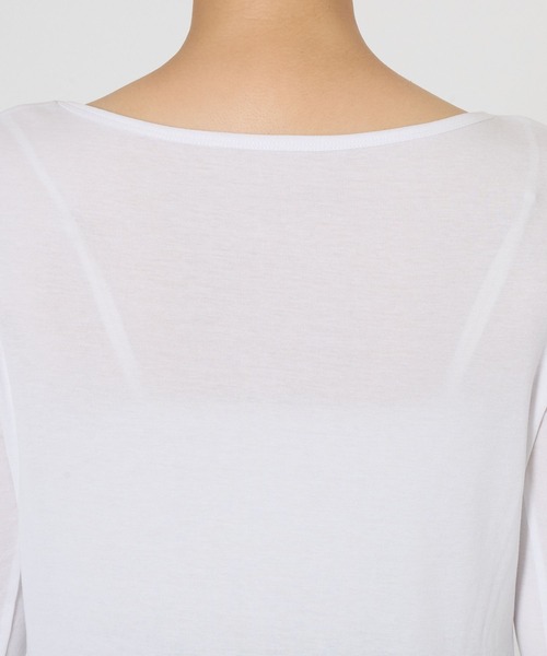 BABYLONE(バビロン)の「ICE FABRICカットソー(Tシャツ/カットソー・レディース・ブラック/ホワイト・フリー)」の5枚目の写真