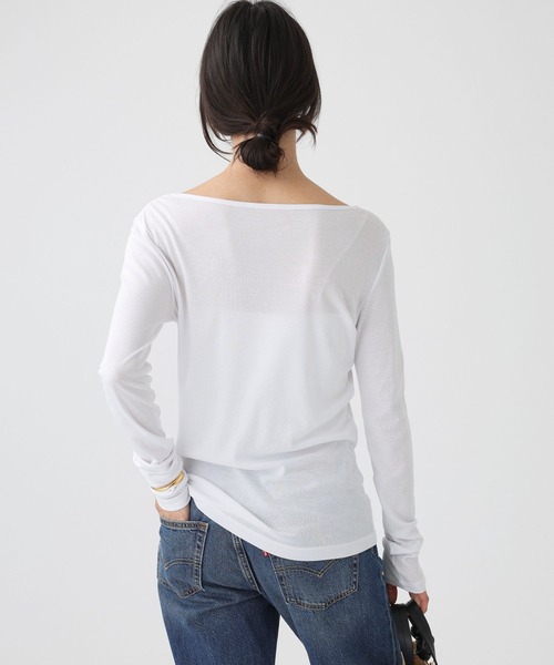 BABYLONE(バビロン)の「ICE FABRICカットソー(Tシャツ/カットソー・レディース・ブラック/ホワイト・フリー)」の20枚目の写真