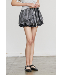 AFTERHOURS（アフターアワーズ）の「DOUBLE HEM BUBBLE SKIRT (GLOSSY CHARCOAL)（スカート）」