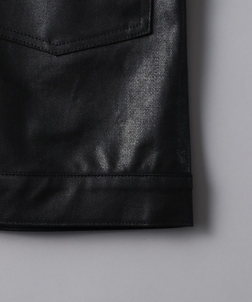LANDNESS(ランドネス)の「【LANDNESS/ランドネス】Coated Denim Type 1 Jacket/コーティッドデニム 1stタイプジャケット(デニムジャケット・メンズ・ブラック・M/S/L)」の17枚目の写真