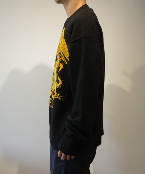 beautiful people(ビューティフルピープル)の「beautiful people rock-knit QUEEN knit pullover(ニット/セーター・メンズ・ブラック・40)」の3枚目の写真