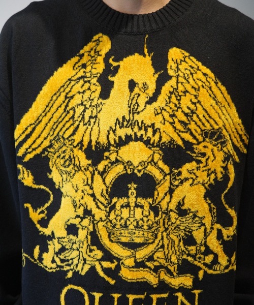 beautiful people(ビューティフルピープル)の「beautiful people rock-knit QUEEN knit pullover(ニット/セーター・メンズ・ブラック・40)」の5枚目の写真