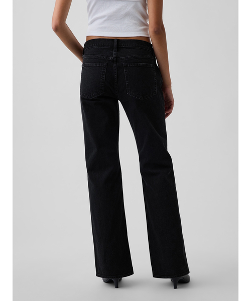 GAP(ギャップ)の「ミッドライズ リラックスフィット フレアデニム(デニムパンツ・レディース・ブラック・25/26/27/28/29/23/30/24)」の6枚目の写真