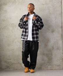 FUBU（ フブ）の「FUBU フブ M’S STUDS CHECK SHIRTS スタッズチェックシャツ（シャツ/ブラウス）」