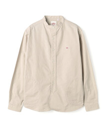 Men's Oxford Band Collar Shirt