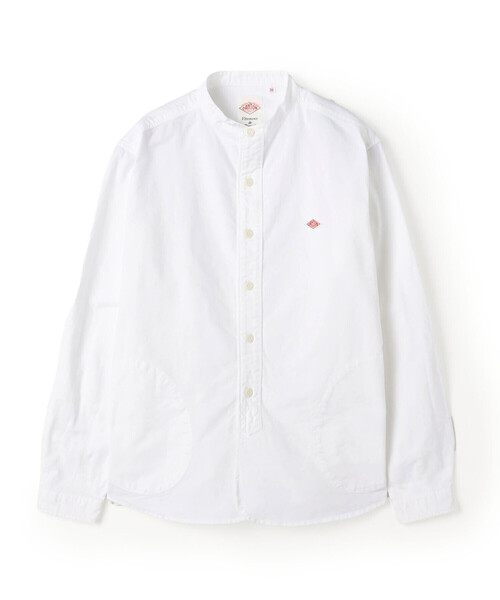 DANTON（ダントン）の「Men's Oxford Band Collar Shirt（シャツ/ブラウス・メンズ・ホワイト/オフホワイト・44/38/40/42）」の10枚目の写真