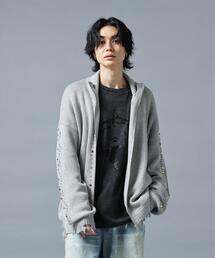 DANKE SCHON | DankeSchon/ダンケシェーン/COTTON WJQ STUDS DRIVERS(ニット/セーター)