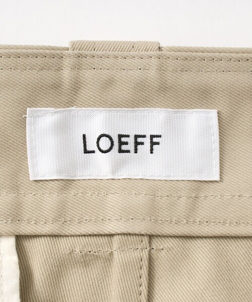 LOEFF（ロエフ）の「＜LOEFF＞チノ タックパンツ（チノパンツ・レディース・ベージュ・1/0）」の17枚目の写真