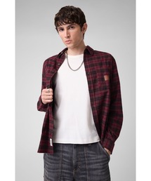 GUESS JEANS Plaid Flannel Shirt シャツ ヒョンジン