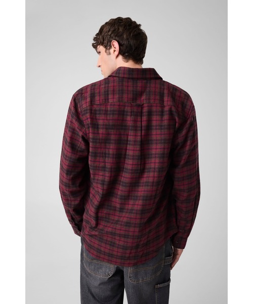 Guess(ゲス)の「GUESS JEANS Plaid Flannel Shirt シャツ ヒョンジン(シャツ/ブラウス・メンズ・パープル系その他・X-LARGE/LARGE/MEDIUM/SMALL)」の2枚目の写真