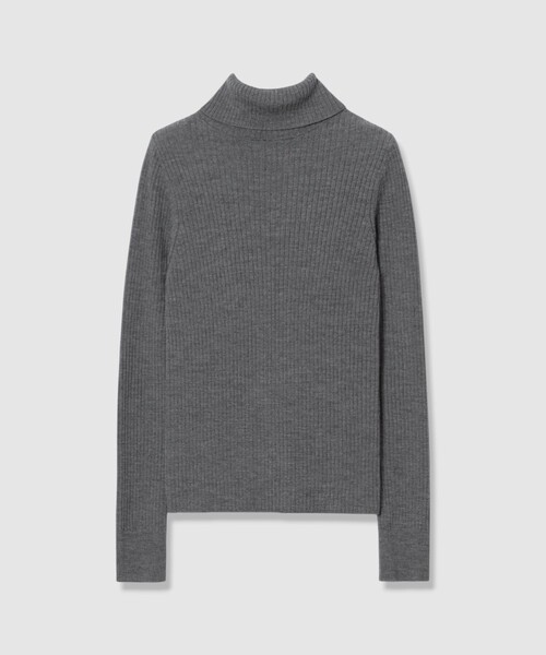 allureville(アルアバイル)の「【Oggi.jp掲載】◇2WAYネックリブタートル(ニット/セーター・レディース・ブルー/グレー系その他/オフホワイト/ピンク/ベージュ/ブラック・2)」の3枚目の写真