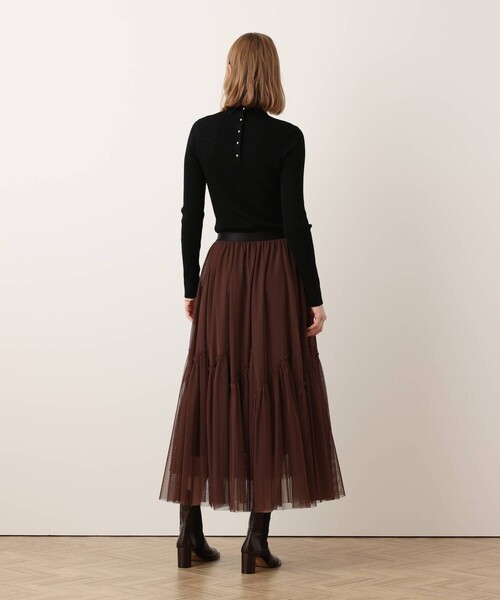 allureville(アルアバイル)の「【Oggi.jp掲載】◇2WAYネックリブタートル(ニット/セーター・レディース・ブルー/グレー系その他/オフホワイト/ピンク/ベージュ/ブラック・2)」の10枚目の写真