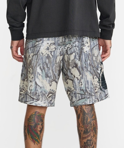 RVCA(ルーカ)の「RVCA メンズ TAPOUT MESH SHORT 21 ショートパンツ 【2026年秋冬モデル】/ルーカウエストゴムメッシュショーツ(その他パンツ・メンズ・キャメル・X-LARGE/LARGE/MEDIUM)」の8枚目の写真