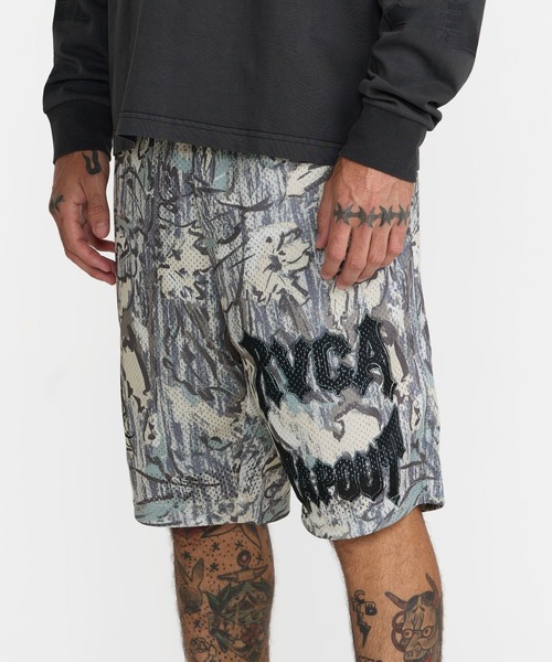 RVCA(ルーカ)の「RVCA メンズ TAPOUT MESH SHORT 21 ショートパンツ 【2026年秋冬モデル】/ルーカウエストゴムメッシュショーツ(その他パンツ・メンズ・キャメル・X-LARGE/LARGE/MEDIUM)」の9枚目の写真