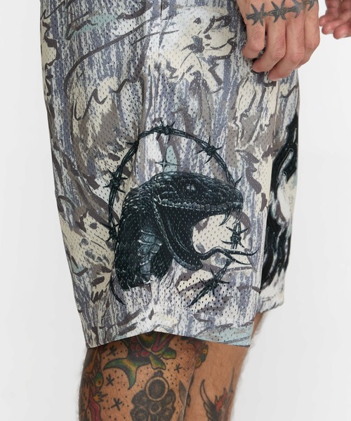 RVCA(ルーカ)の「RVCA メンズ TAPOUT MESH SHORT 21 ショートパンツ 【2026年秋冬モデル】/ルーカウエストゴムメッシュショーツ(その他パンツ・メンズ・キャメル・X-LARGE/LARGE/MEDIUM)」の2枚目の写真