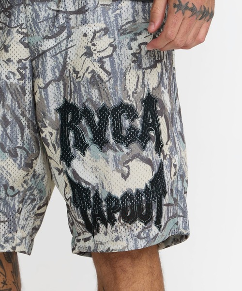RVCA(ルーカ)の「RVCA メンズ TAPOUT MESH SHORT 21 ショートパンツ 【2026年秋冬モデル】/ルーカウエストゴムメッシュショーツ(その他パンツ・メンズ・キャメル・X-LARGE/LARGE/MEDIUM)」の3枚目の写真