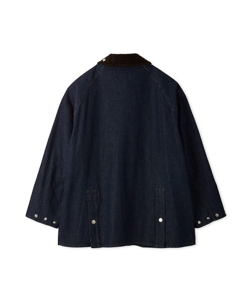 Barbour(バブアー)の「公式ショップ限定|【BEDALE / ビデイル】デニム カジュアルジャケット(ブルゾン・メンズ・インディゴブルー/ブラック・40/38/36/34/42)」の4枚目の写真