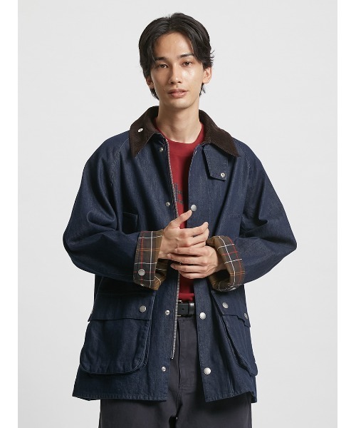Barbour(バブアー)の「公式ショップ限定|【BEDALE / ビデイル】デニム カジュアルジャケット(ブルゾン・メンズ・インディゴブルー/ブラック・40/38/36/34/42)」の13枚目の写真