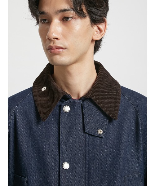 Barbour(バブアー)の「公式ショップ限定|【BEDALE / ビデイル】デニム カジュアルジャケット(ブルゾン・メンズ・インディゴブルー/ブラック・40/38/36/34/42)」の12枚目の写真