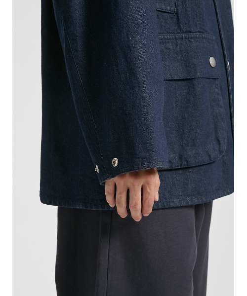 Barbour(バブアー)の「公式ショップ限定|【BEDALE / ビデイル】デニム カジュアルジャケット(ブルゾン・メンズ・インディゴブルー/ブラック・40/38/36/34/42)」の9枚目の写真
