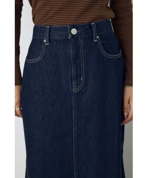 AZUL by moussy(アズールバイマウジー)の「AZUL DENIM マーメイドスカート 秋服 冬服 春服 ロングスカート 体系カバー(デニムスカート・レディース・ブルー/ワンウォッシュ・MEDIUM/SMALL)」の13枚目の写真