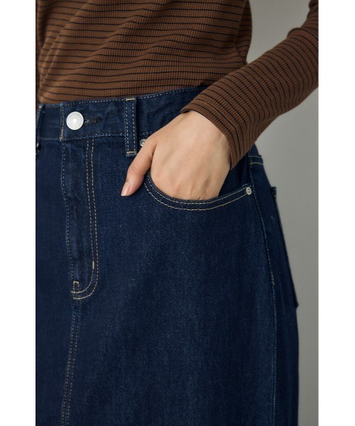 AZUL by moussy(アズールバイマウジー)の「AZUL DENIM マーメイドスカート 秋服 冬服 春服 ロングスカート 体系カバー(デニムスカート・レディース・ブルー/ワンウォッシュ・MEDIUM/SMALL)」の14枚目の写真
