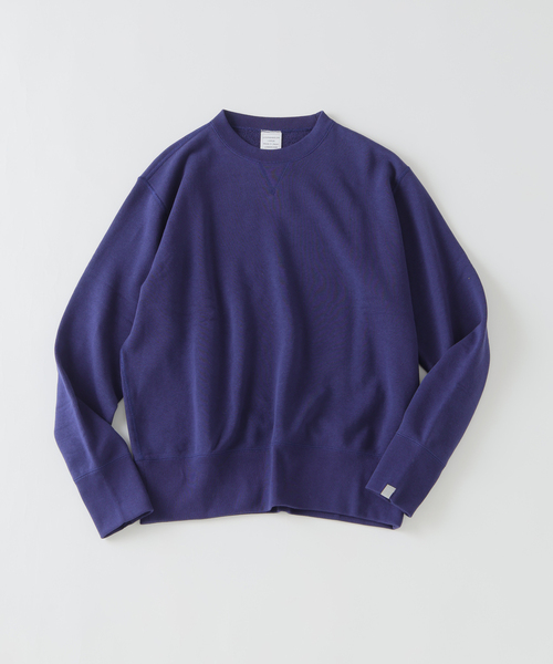 LOOPWHEELER(ループウィラー)の「LOOPWHEELER for LOWERCASE ライトツリウラケ ルーズスウェット(スウェット・メンズ・ネイビー/グレー・SMALL/MEDIUM/LARGE/X-LARGE)」の3枚目の写真