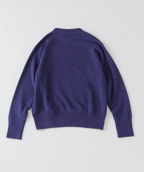 LOOPWHEELER(ループウィラー)の「LOOPWHEELER for LOWERCASE ライトツリウラケ ルーズスウェット(スウェット・メンズ・ネイビー/グレー・SMALL/MEDIUM/LARGE/X-LARGE)」の9枚目の写真