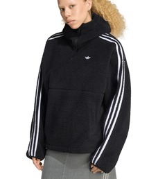 adidas/アディダス adidas Originals by JENNIE BLACK PINK/POLAR FLEECE 1/4 ZIP HOODIE