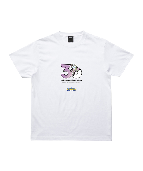 ZOZOSPOT(ゾゾスポット)の「Pokemon 30th Anniversary 1025 T-shirt 「メロエッタ(ボイスフォルム)」(Tシャツ/カットソー・レディース・ホワイト・SMALL/MEDIUM/LARGE/X-LARGE/XX-LARGE/XXX-LARGE/100cm/110cm/120cm/130cm/140cm/150cm/160cm)」の1枚目の写真