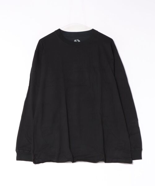 FRUIT OF THE LOOM（フルーツオブザルーム）の「FTL_7ozロンTシャツ（Tシャツ/カットソー・メンズ・ホワイト/杢グレー/ブラック・M/XL/L）」の2枚目の写真