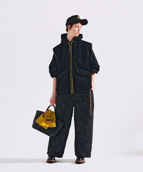 GRIP SWANY（グリップスワニー）の「【GSWP‐295】 QUILTING PANTS（その他パンツ・レディース・オリーブ/ブラック・S/M）」の7枚目の写真