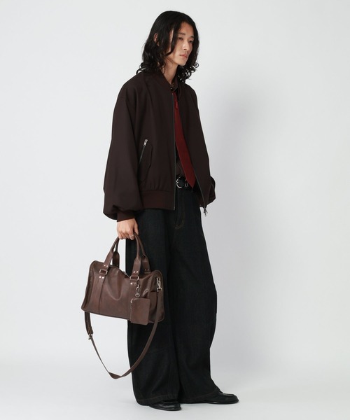 RAGEBLUE(レイジブルー)の「2WAY STUDS BOSTON SHOULDER BAG/スタッズボストンショルダーバッグ(ボストンバッグ・メンズ・ブラック/ブラウン・FREE)」の13枚目の写真