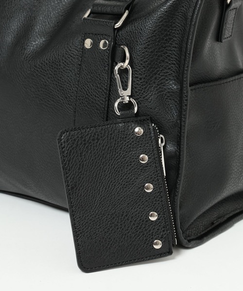 RAGEBLUE(レイジブルー)の「2WAY STUDS BOSTON SHOULDER BAG/スタッズボストンショルダーバッグ(ボストンバッグ・メンズ・ブラック/ブラウン・FREE)」の18枚目の写真
