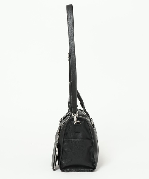 RAGEBLUE(レイジブルー)の「2WAY STUDS BOSTON SHOULDER BAG/スタッズボストンショルダーバッグ(ボストンバッグ・メンズ・ブラック/ブラウン・FREE)」の20枚目の写真