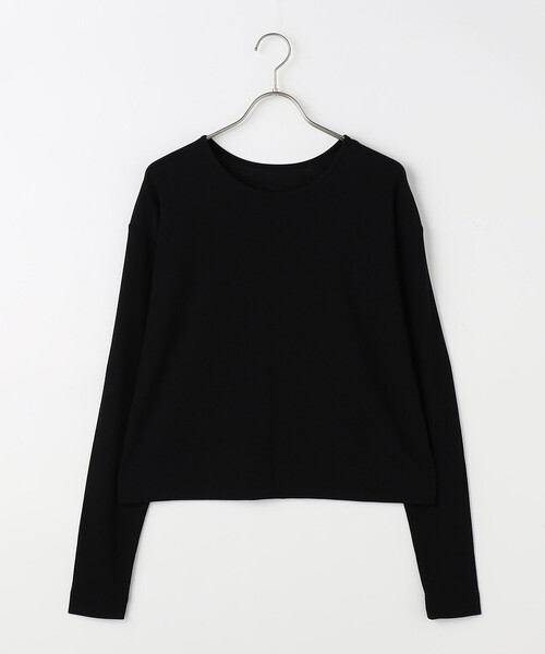 COMME CA ISM（コムサイズム）の「2WAY シアーロンT（Tシャツ/カットソー・レディース・ホワイト/ブラック・M/L）」の2枚目の写真